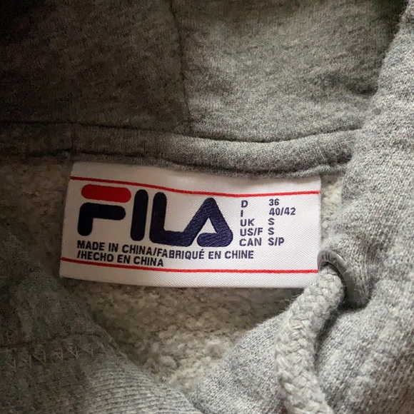 Fila print hoodie - Picture 3 of 3